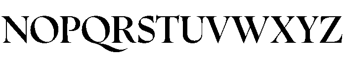 Zenith DisplayMedium Font UPPERCASE