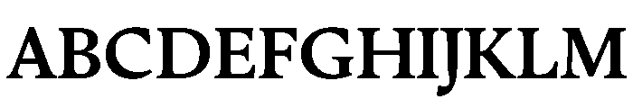 Zenith TextBold Font UPPERCASE