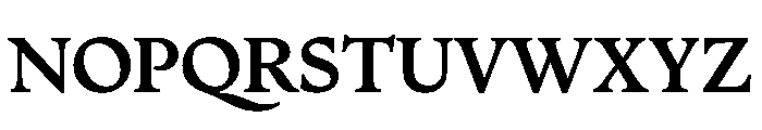 Zenith TextBold Font UPPERCASE