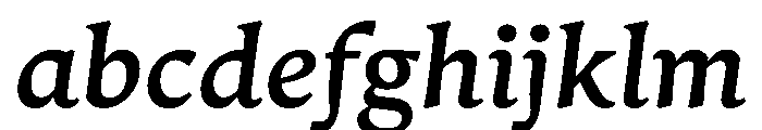 Zenith TextMediumItalic FONT