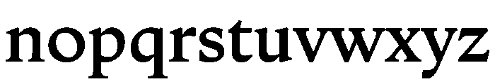 Zenith TextMedium Font LOWERCASE