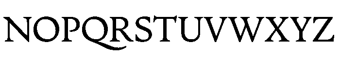 Zenith TextRegular Font UPPERCASE