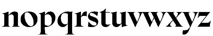 ZenithCyr DisplayBold Font LOWERCASE