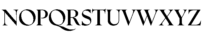 ZenithCyr DisplayBook Font UPPERCASE