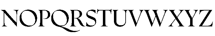 ZenithCyr DisplayRegular Font UPPERCASE