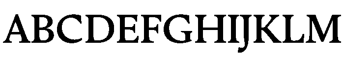 ZenithCyr TextMedium Font UPPERCASE
