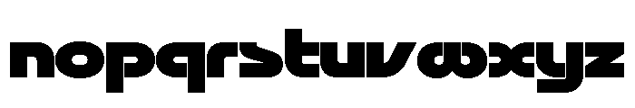 Zerk Black Font LOWERCASE
