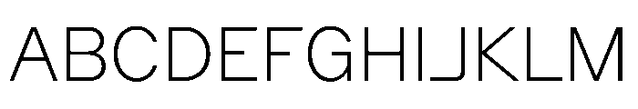 Zetal ExtraLight Font UPPERCASE