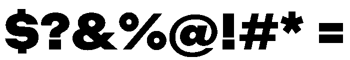 ZetalLarge Black Font OTHER CHARS