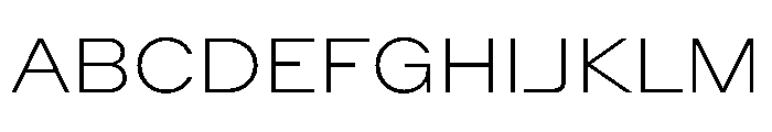 ZetalLarge ExtraLight Font UPPERCASE