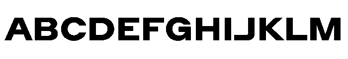 ZetalLargeVariable ExtraBold Instance Font UPPERCASE