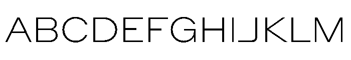 ZetalLargeVariable ExtraLight Instance Font UPPERCASE