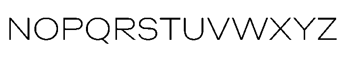 ZetalLargeVariable ExtraLight Instance Font UPPERCASE