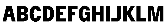 ZetalTight ExtraBold Font UPPERCASE