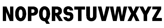 ZetalTight ExtraBold Font UPPERCASE