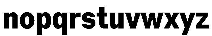ZetalTight ExtraBold Font LOWERCASE