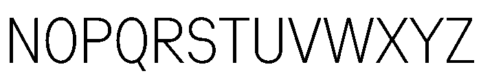 ZetalTight ExtraLight Font UPPERCASE