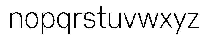 ZetalTight ExtraLight Font LOWERCASE
