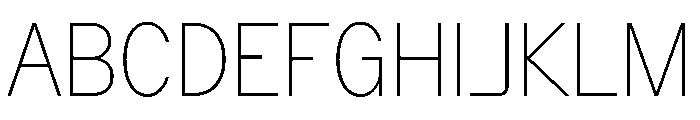 ZetalTight Thin Font UPPERCASE