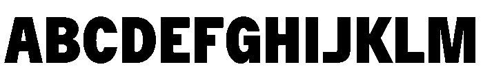 ZetalTightVariable Black Instance Font UPPERCASE