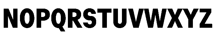 ZetalTightVariable ExtraBold Instance Font UPPERCASE