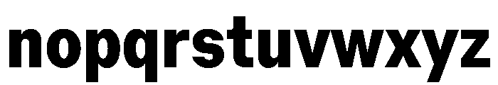 ZetalTightVariable ExtraBold Instance Font LOWERCASE