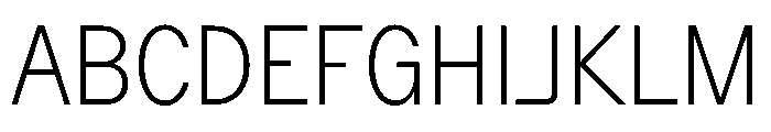 ZetalTightVariable ExtraLight Instance Font UPPERCASE