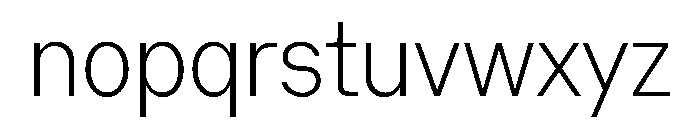 ZetalTightVariable ExtraLight Instance Font LOWERCASE