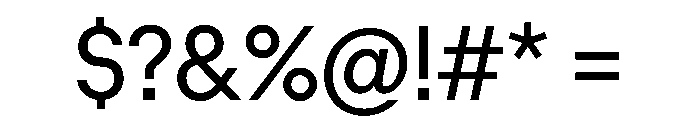 ZetalTightVariable Regular Instance Font OTHER CHARS