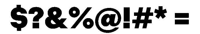 ZetalVariable Black Instance Font OTHER CHARS