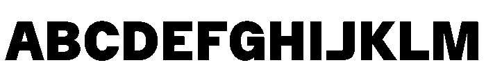 ZetalVariable Black Instance Font UPPERCASE