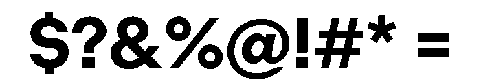 ZetalVariable Bold Instance Font OTHER CHARS