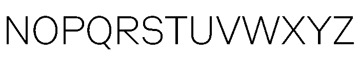 ZetalVariable ExtraLight Instance Font UPPERCASE