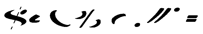 Zebra A Font OTHER CHARS