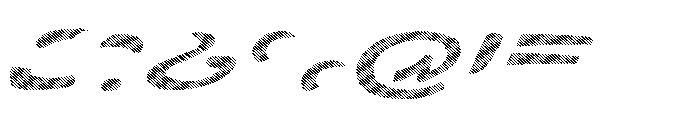 Zebra C Font OTHER CHARS