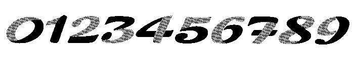 Zebra Linecut Color Font OTHER CHARS
