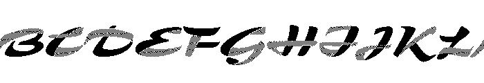 Zebra Linecut Color Font UPPERCASE