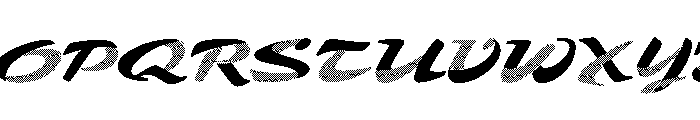 Zebra Linecut Color Font UPPERCASE