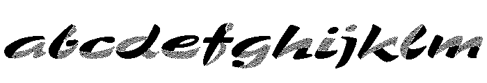 Zebra Linecut Color FONT