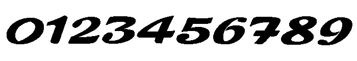 Zebra Wedgecut Color Font OTHER CHARS