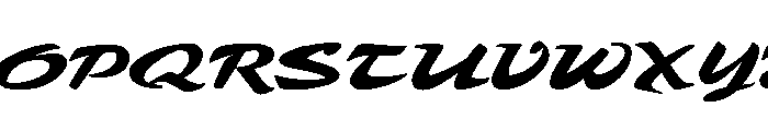 Zebra Wedgecut Color Font UPPERCASE