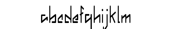 Zeribo-CondensedRegular Font LOWERCASE