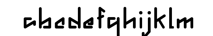 ZeriboBold Font LOWERCASE