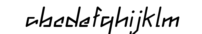ZeriboItalic Font LOWERCASE