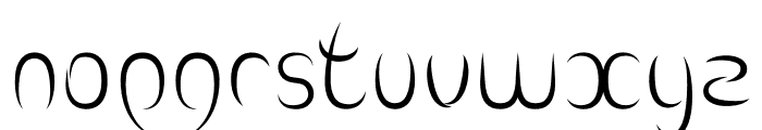 ZF2334 Crescents Font LOWERCASE