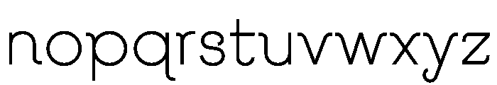 ZF2334 Curls Regular Font LOWERCASE