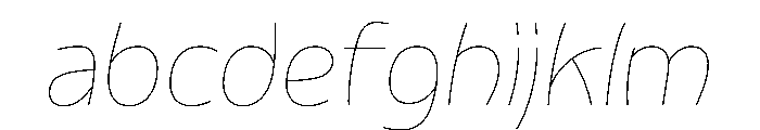 ZF2334 Curved & Italic Hairline FONT