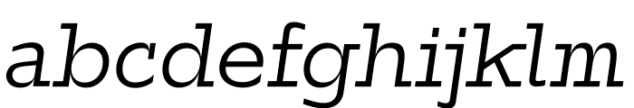 ZF2334 Slab Serif Light Italic FONT
