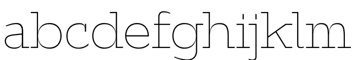 ZF2334 Slab Serif Thin FONT