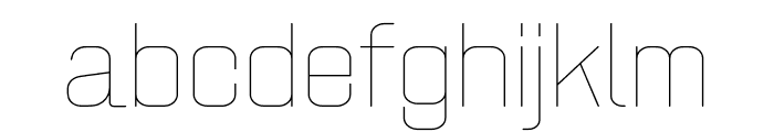ZF2334 Square Hairline FONT